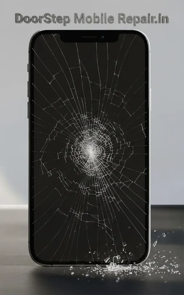Cracked iPhone 11 Screen