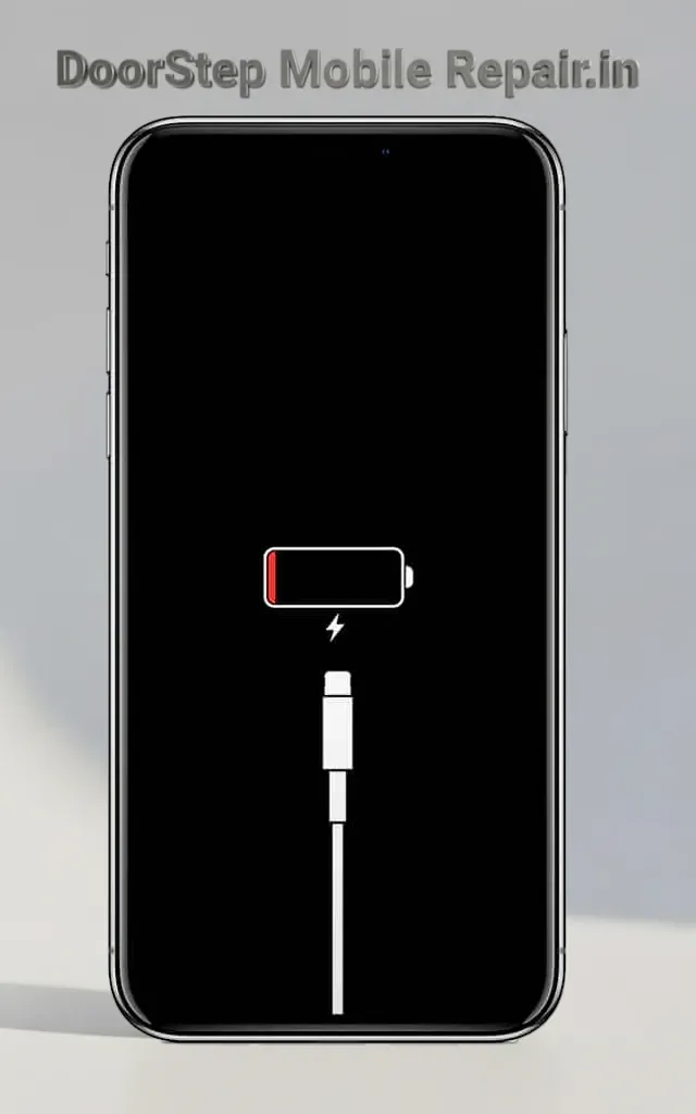 Cracked iPhone 14 Charging Port