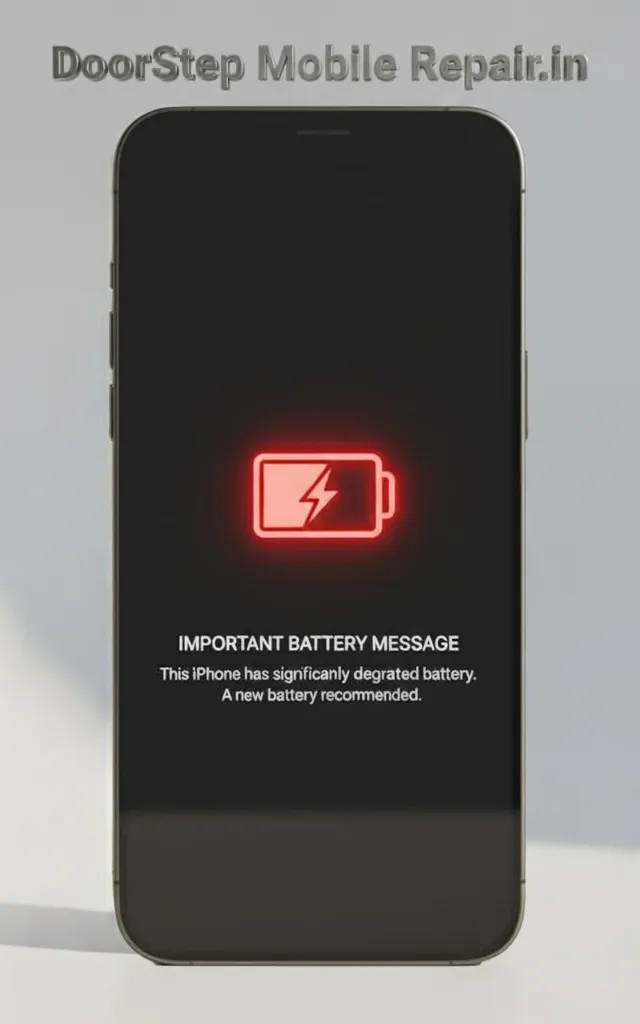 Cracked iPhone 17 Pro Max Battery